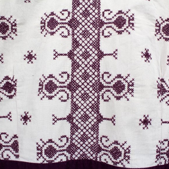 Odd Molly Four Continents Tunic Dress Boho Embroidered Purple Pink Cotton S - Picture 7 of 14